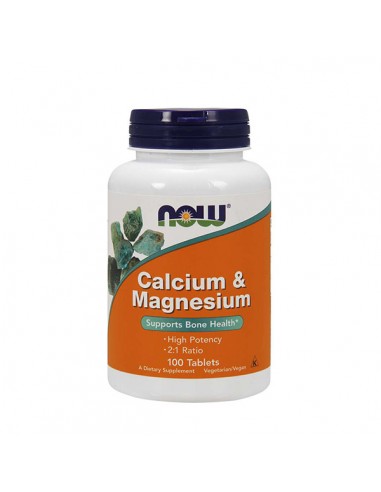 NOW FOODS Calcium & Magnesium 100tab