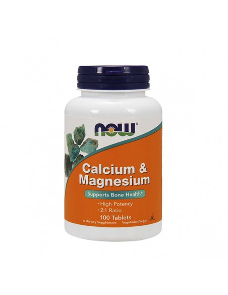 NOW FOODS Calcium & Magnesium 100tab