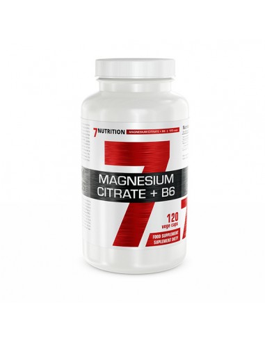 7NUTRITION Magnesium Citrate + B6 120vcap