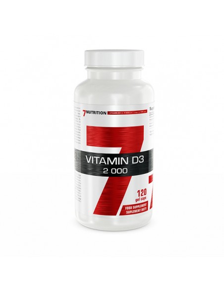 7NUTRITION Vitamin D3 2000 IU 120vcap
