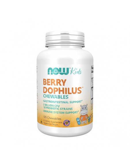 NOW FOODS BerryDophilus 120 Chewables