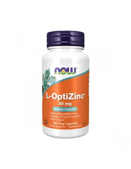 NOW FOODS L-OptiZinc 100vkap