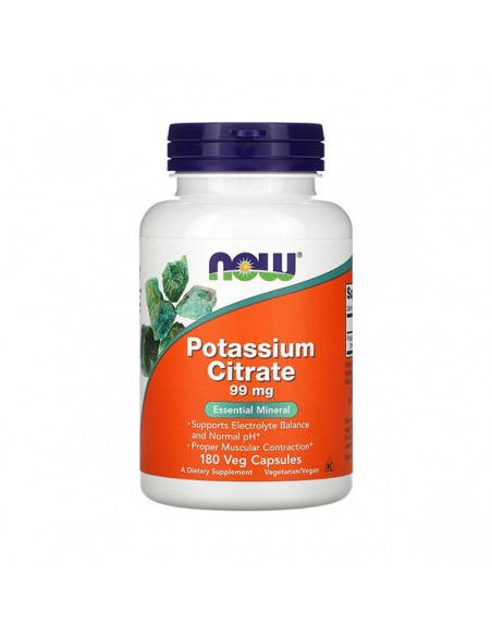 NOW FOODS Potassium Citrate 99mg 180vegcap