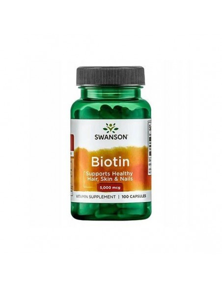 SWANSON Biotin 5000mcg 60kap
