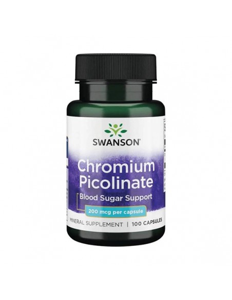 SWANSON Chromium Picolinate 200mcg 100kap