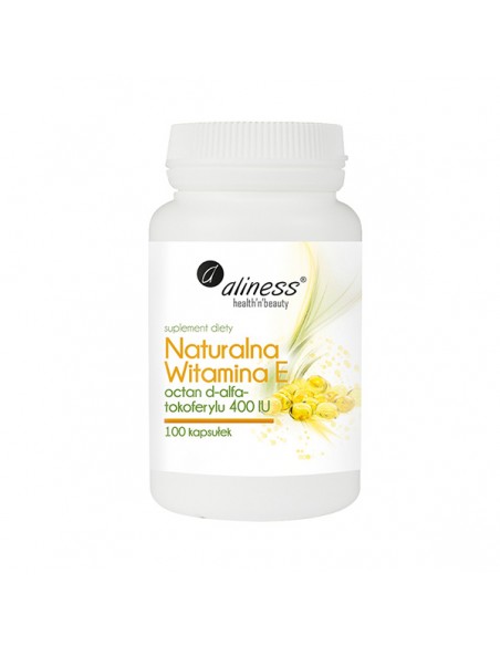 ALINESS Naturalna Witamina E 400IU 100kap